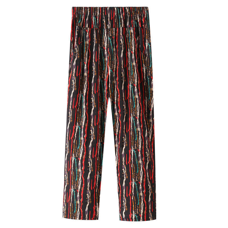 Mom's Summer Thin Cropped Pants
