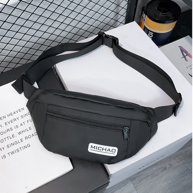 Unisex Nylon Fanny Pack Sporty Messenger