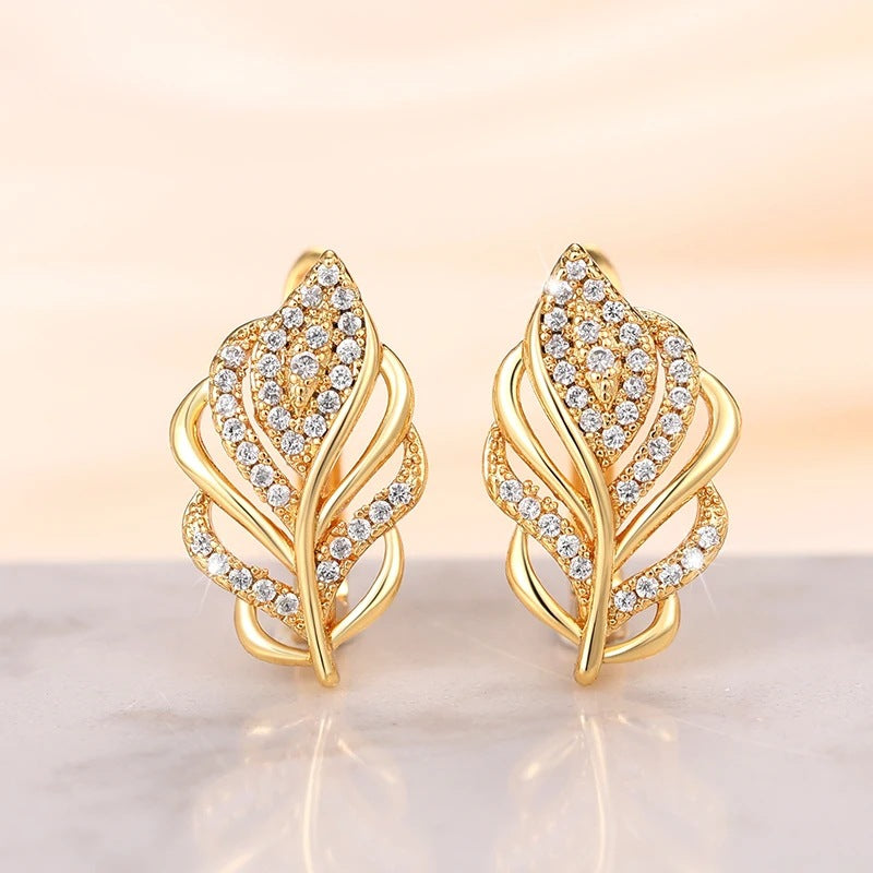 Wheat Leaf Earrings