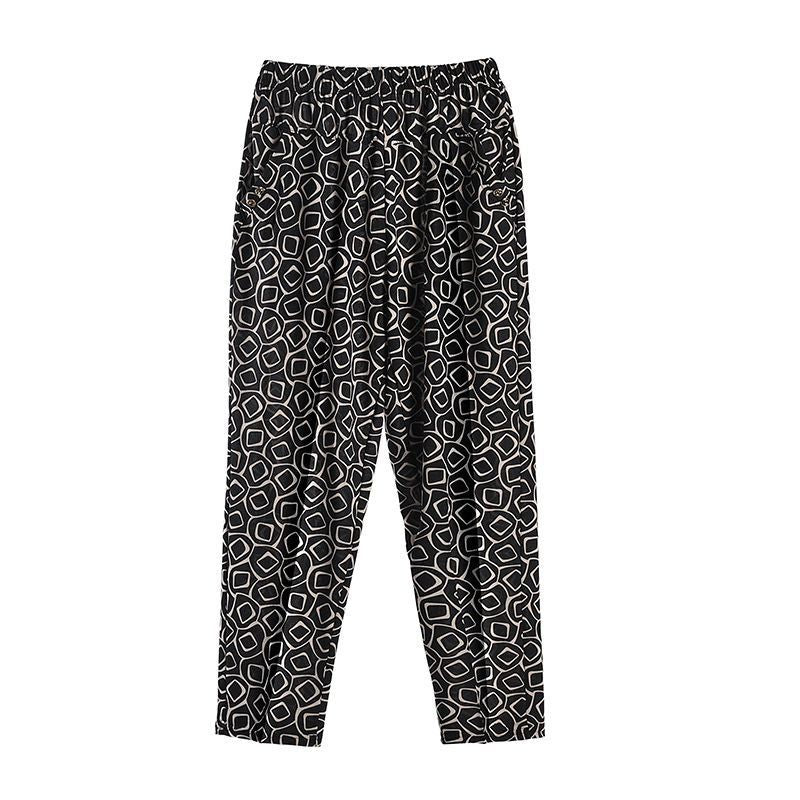 Mom's Summer Thin Cropped Pants