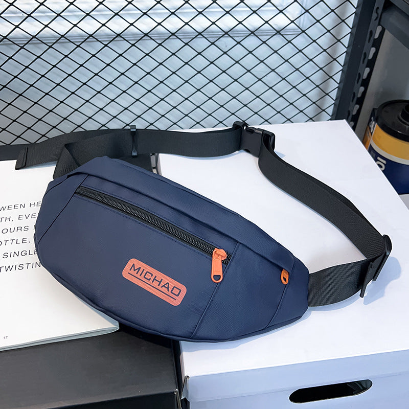 Unisex Nylon Fanny Pack Sporty Messenger