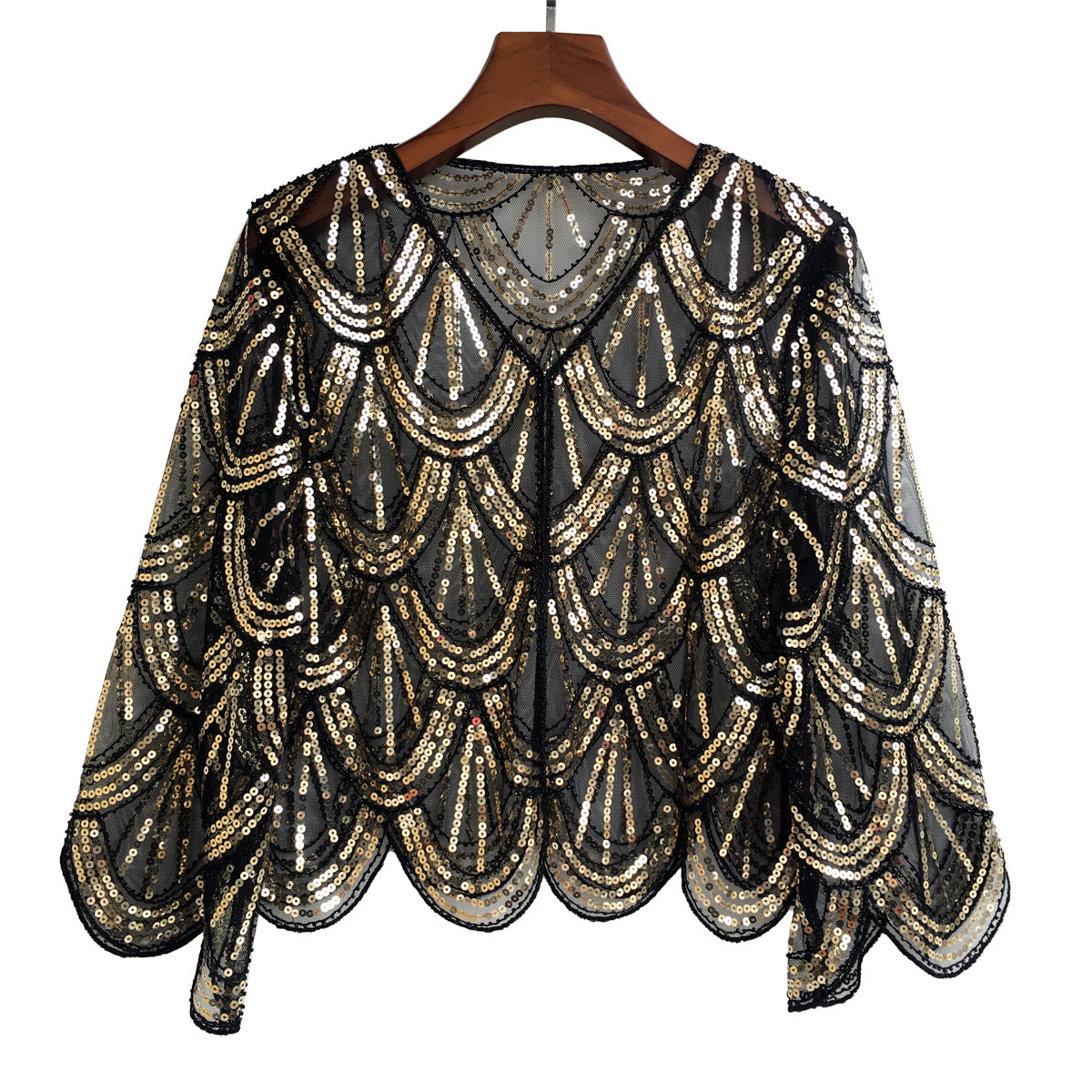 Women's Fashionable All-matching Party Banquet Sequined Coat