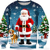 Polyester Spring And Autumn Round Neck Men's Sweater