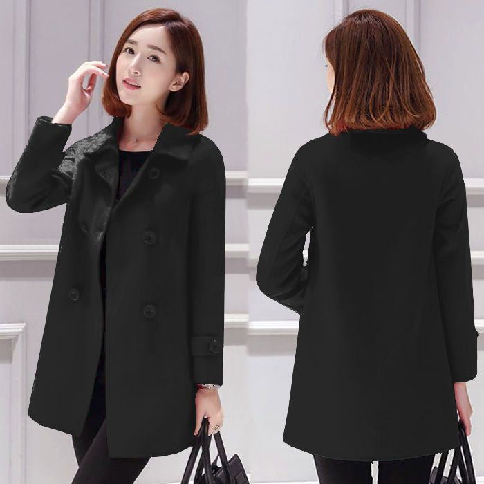 Slim Fit Korean Style Woolen Overcoat