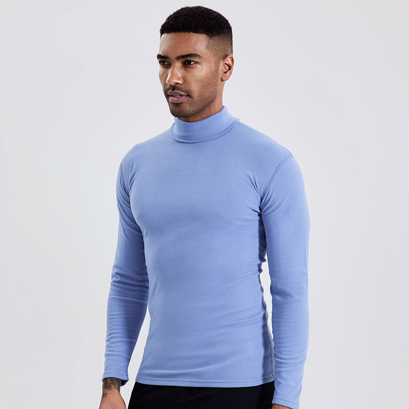 Men's Turtleneck Long Sleeve Thermal Shirt