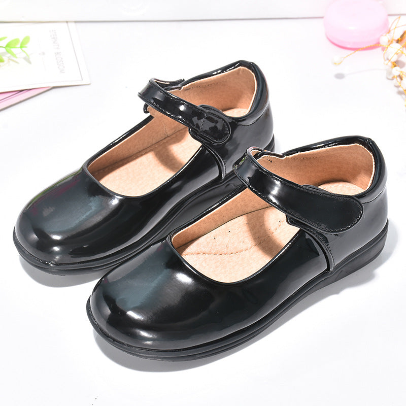 Girls' Spring And Autumn Princess Dancing Leather Shoes