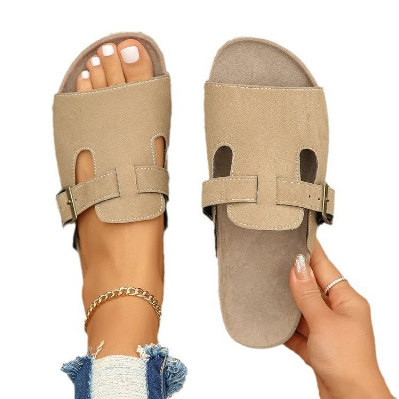 Plus Size Suede Platform Shoes