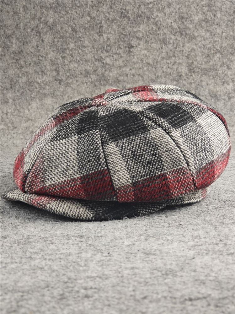 European American Style Pattern Octagonal Cap