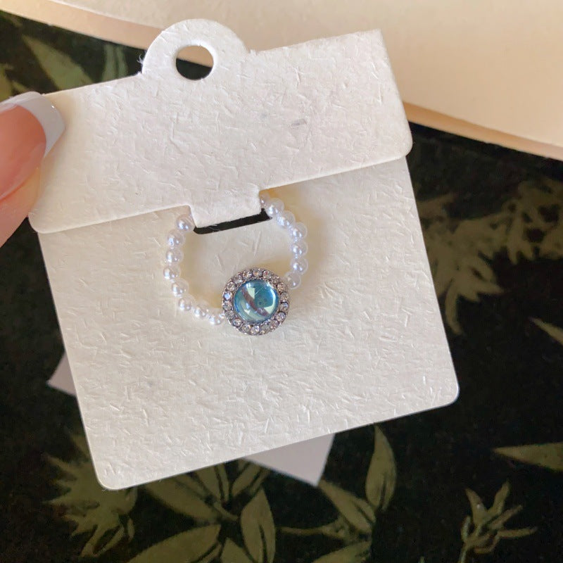Aquamarine Pearl Necklace