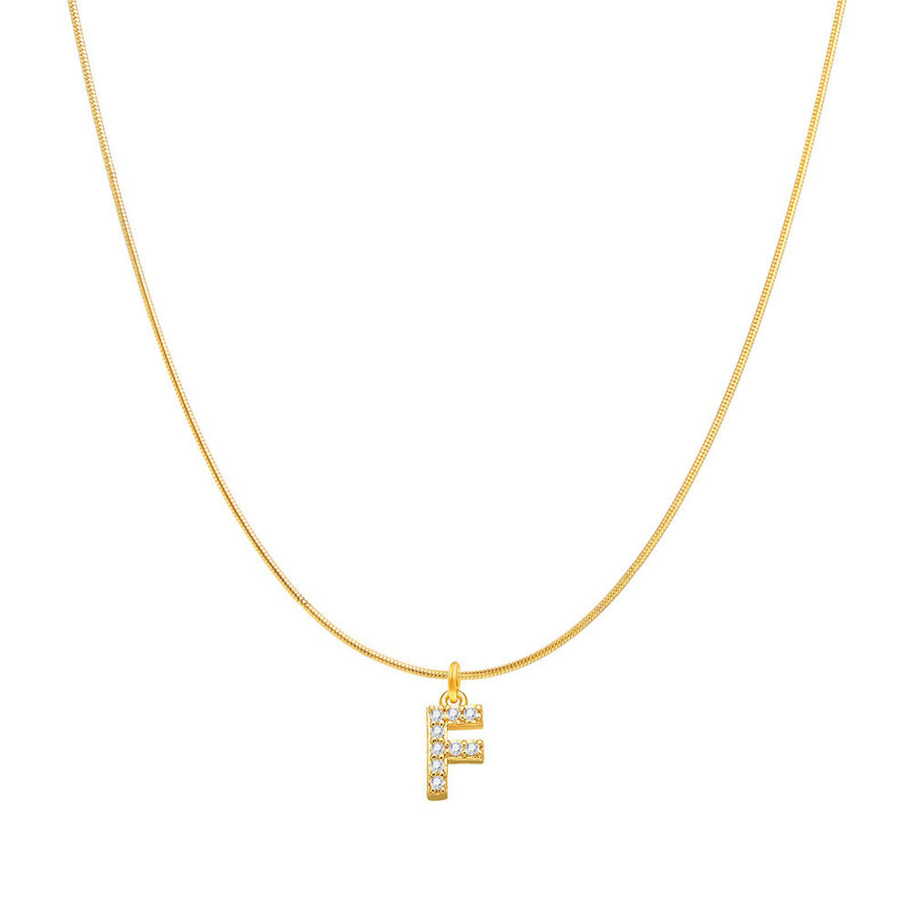 Fashion Personality Round Snake Clavicle Chain Female