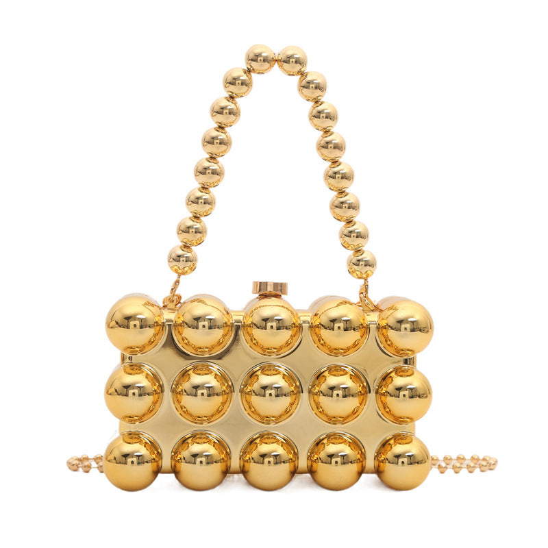 Acrylic Fashion Dinner Bag Pearl Hand
