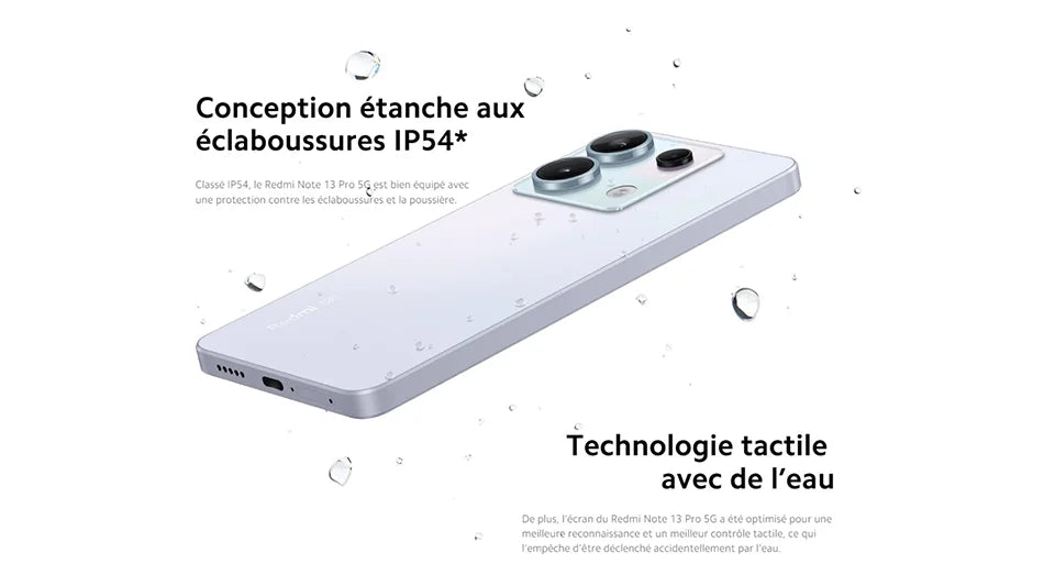 Xiaomi Redmi Note 13 Pro 5G,Smart Phones,NFC,6.67" 1.5K AMOLED display,120Hz,200MP Camera,67W Charger,5100mAh Battery,Global Version