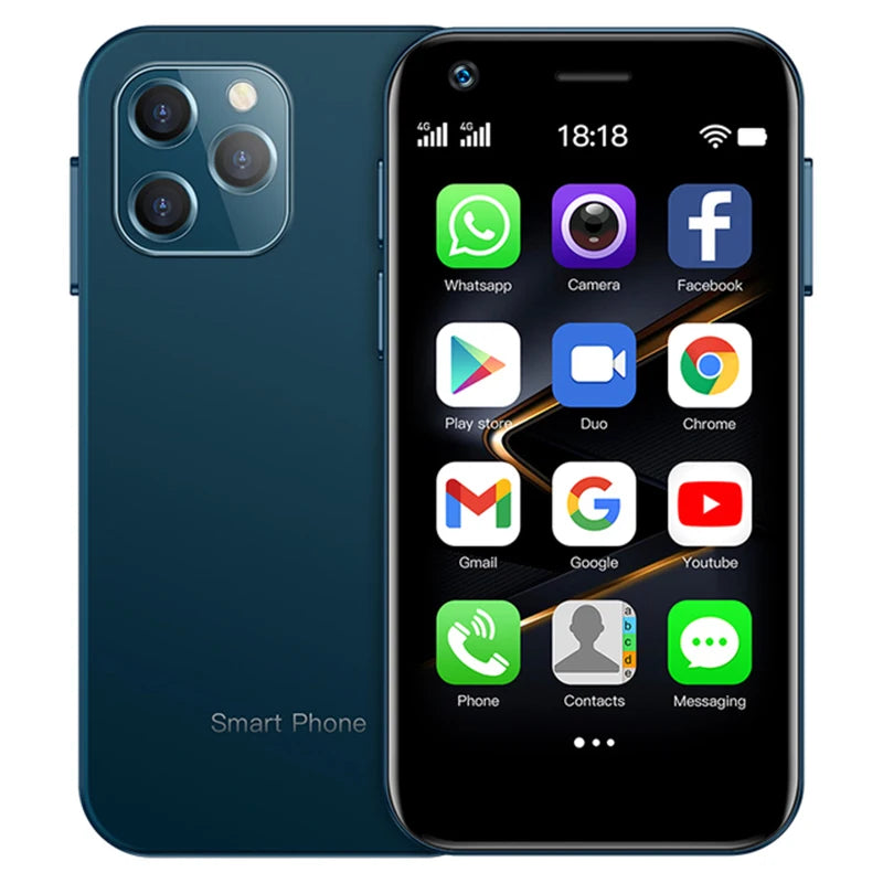 SOYES Android 10.0 Mini Smartphone 4G LTE Octa Core 13MP Camera 3.0'' Display OTG Cell Phone