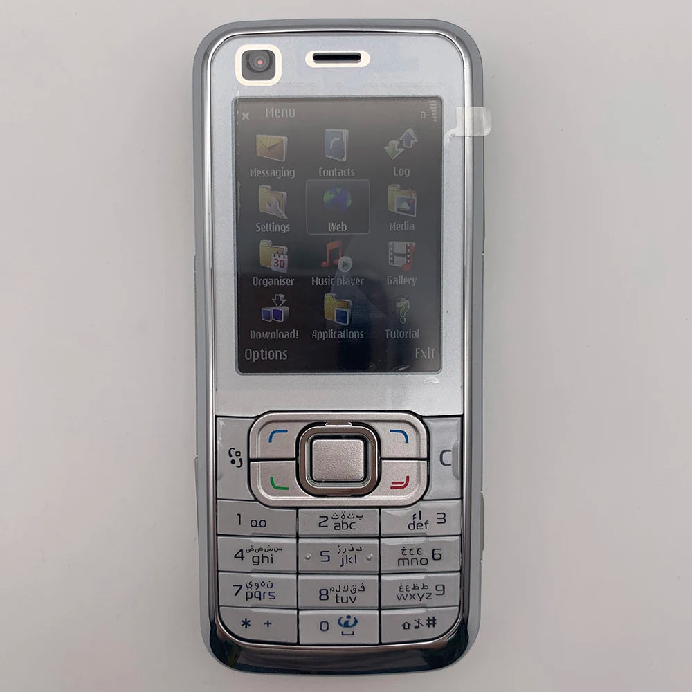 Original Unlocked 6120 classic Loudspeaker Bluetooth Mobile Phone Russian Arabic Hebrew Keyboard Made in Finland Free Shipping