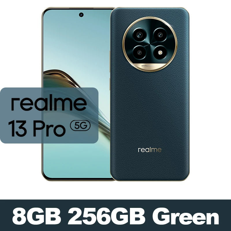Global Version realme 13 Pro Smartphone Snapdragon 7s Gen 2 5G Chipset Sony LYT-600 OIS Camera 120Hz Curved Display AI Imaging