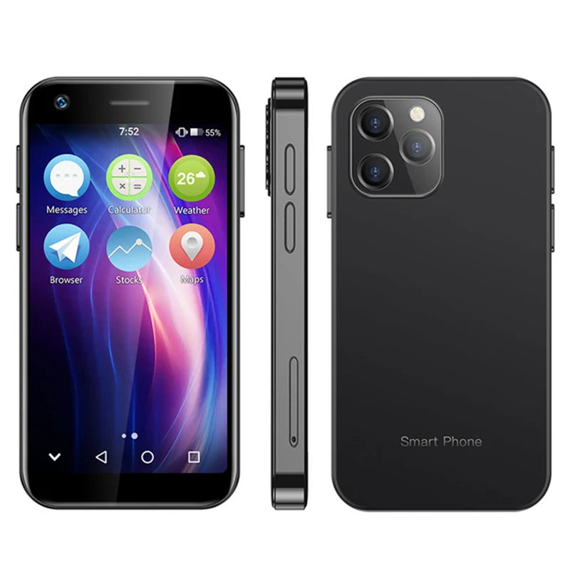 SOYES Android 10.0 Mini Smartphone 4G LTE Octa Core 13MP Camera 3.0'' Display OTG Cell Phone