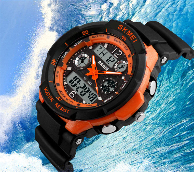 Waterproof Sports Electronic Student Watch