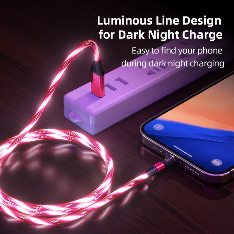 540 Rotate Magnetic 3A Charging Cable USB Type C