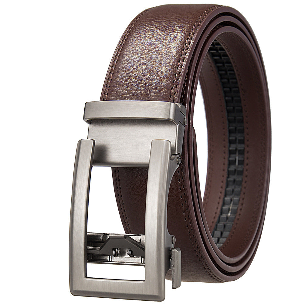 Antique Cowhide Men's Leather Casual Business Belt