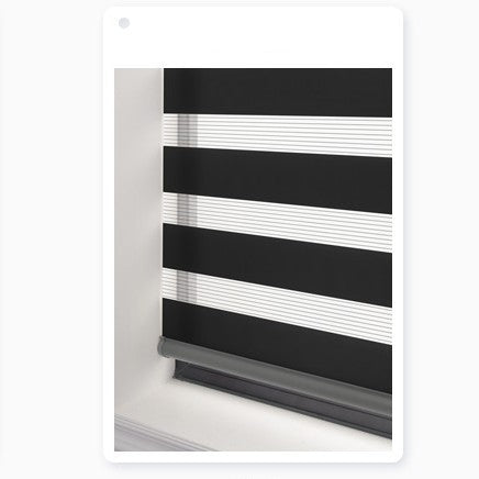 Soft Gauze Zebra Roll-Up Curtain Semi Shading