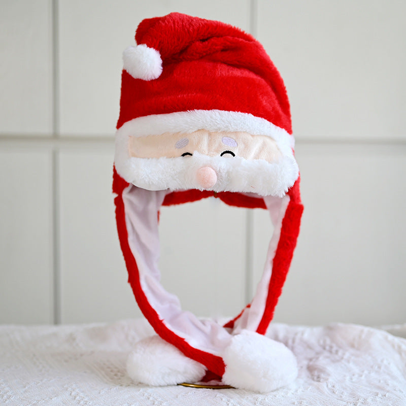 Movable Christmas Hat, Santa, Snowman, Elk
