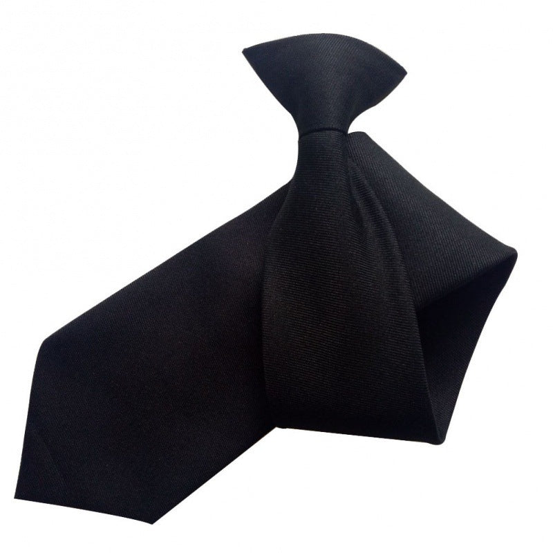 Security Check Wedding Funeral Black Tie with Buttons