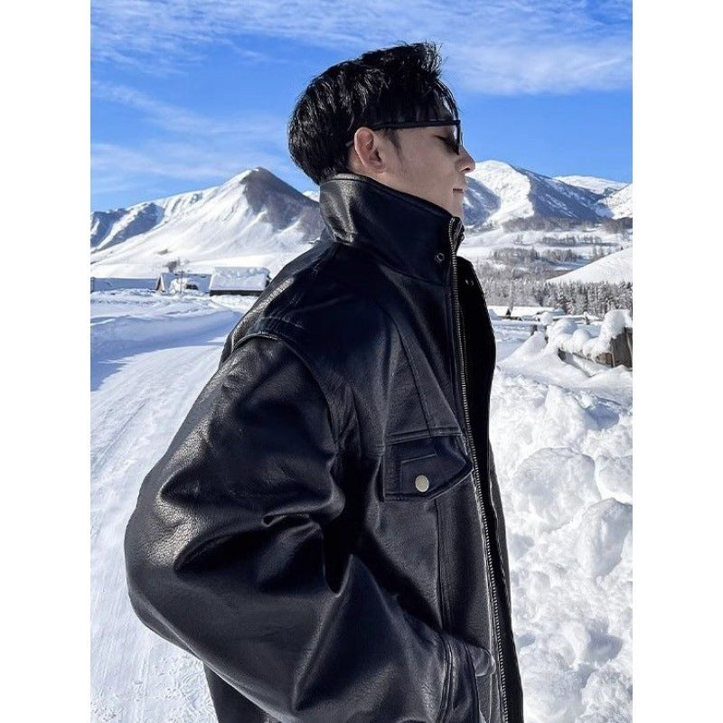 Jacket Leather Coat Autumn And Winter Men's Coat
