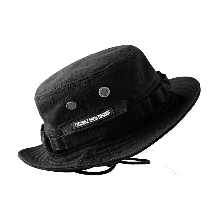 Men's Outdoor Sunscreen Functional Hat Khaki