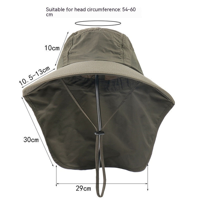 Men's Women's Outdoor Sun Protection Ventilation Cap