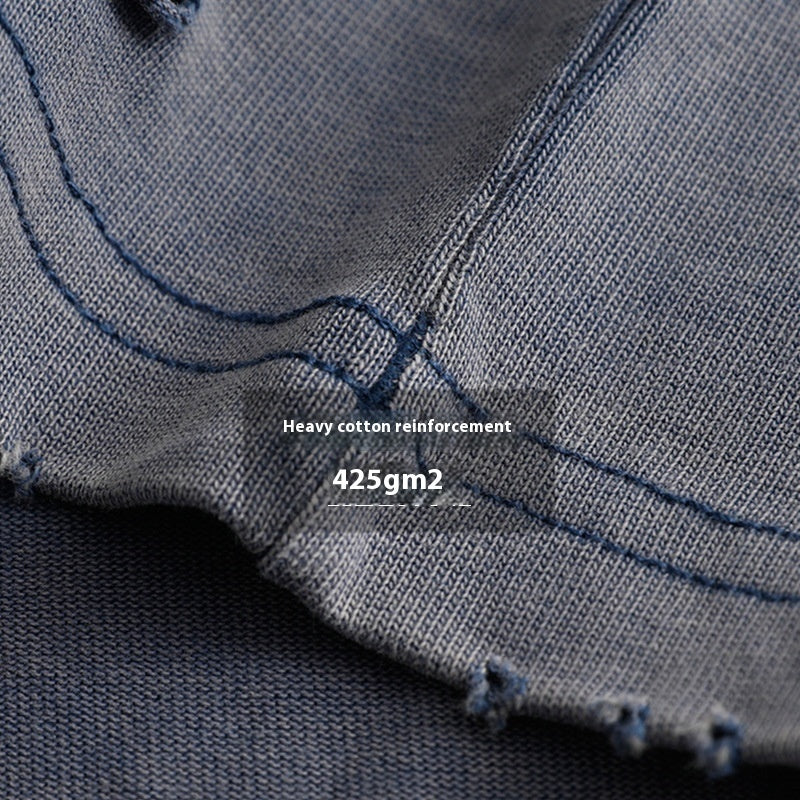 Destroyed Retro Washed Distressed Men's Tee