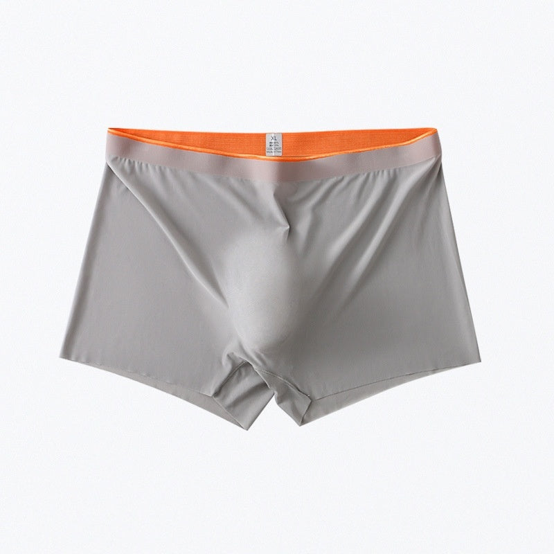 Men's Ice Silk Seamless Boxers