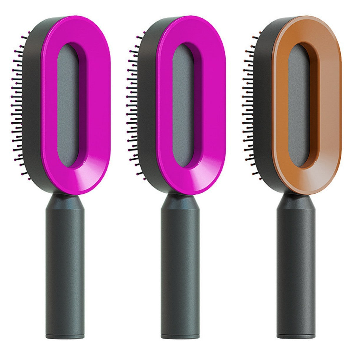 Self Cleaning Hair Brush One-key Airbag Massage