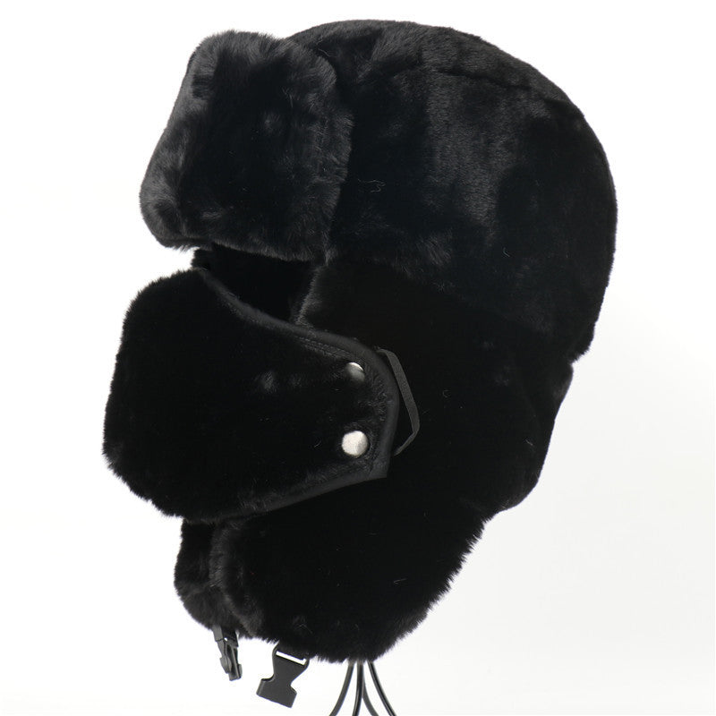 Ushanka Imitation Rabbit Fur Earmuffs Hat