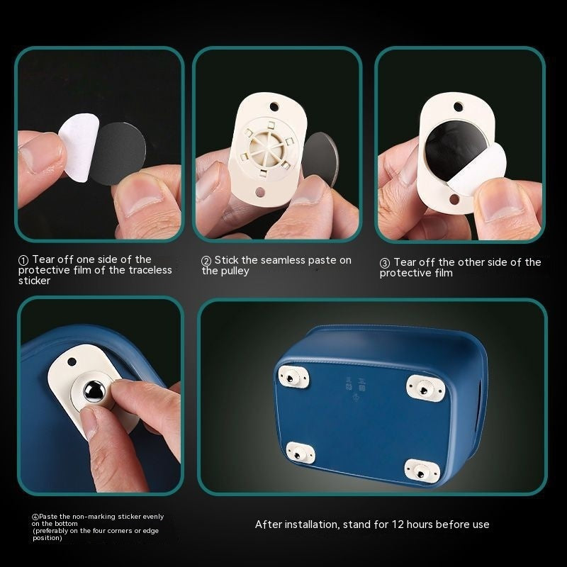 Adhesive Ball Pulley Universal Wheel