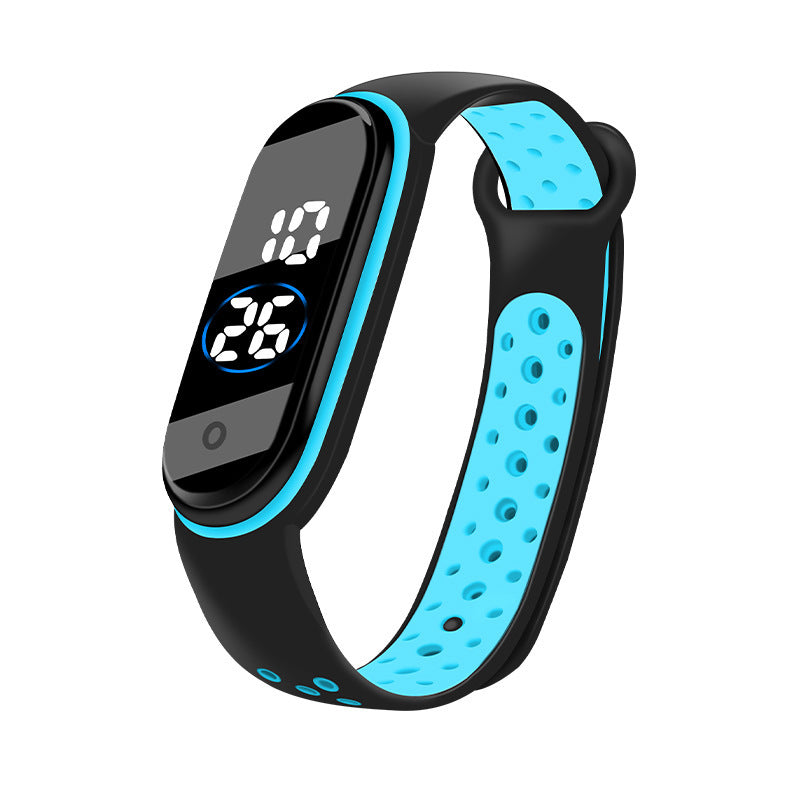 Youth Sports LED Student Watch Waterproof
