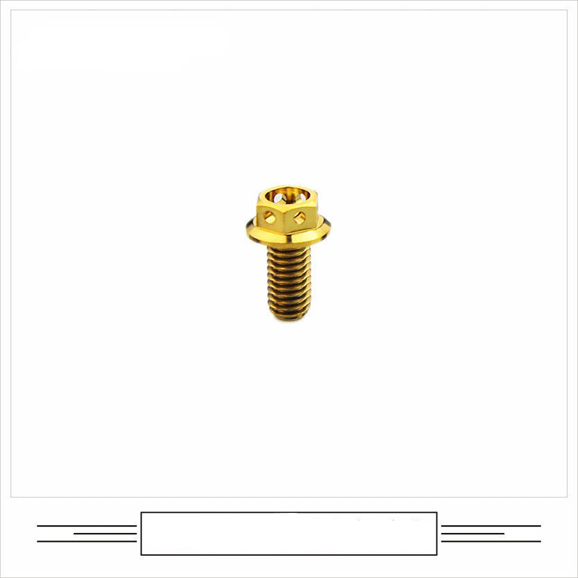 EFsolid Titanium Alloy Motorcycle Flange Screw