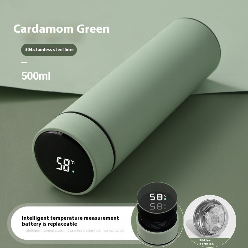 Stainless Steel Insulated Bottle with Temperature Display