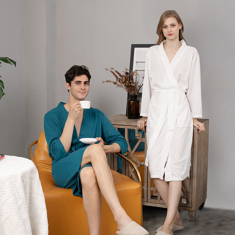 Couple Robes Sleepwear Loungewear Bathrobe