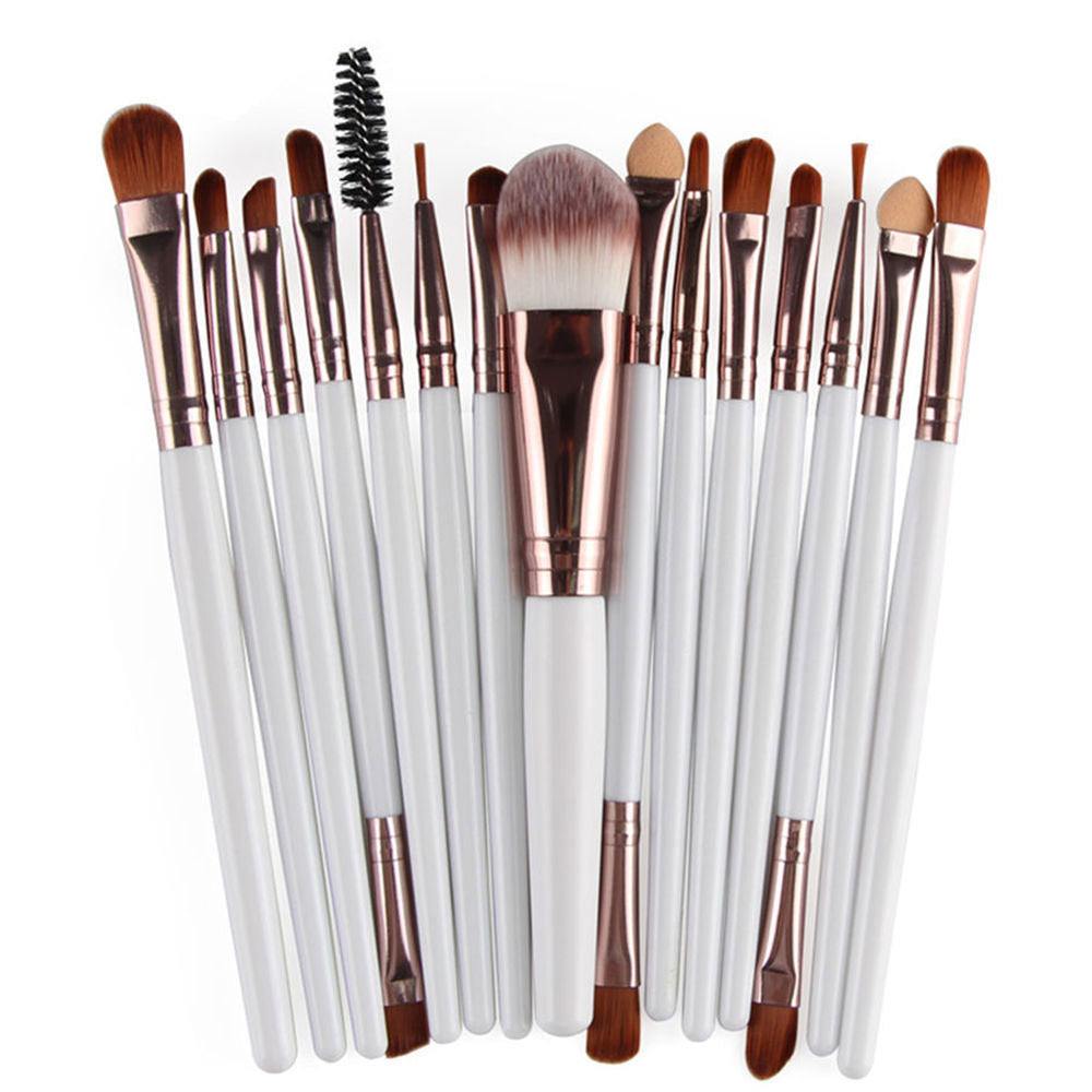 MAANGE 18-Piece Makeup Brush Set with Fan Brush – eBay Hot Seller