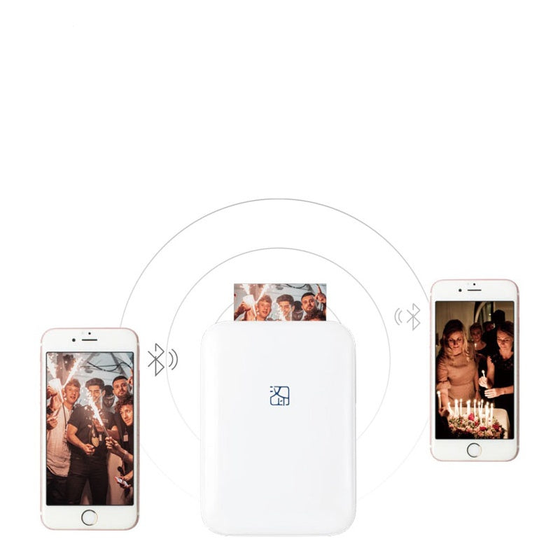 Portable Wireless Color Photo Printer Bluetooth USB Thermal Sublimation