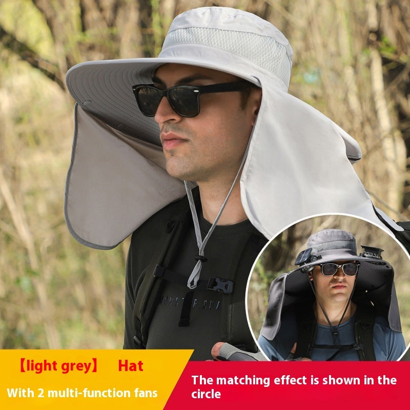 Outdoor Multi-purpose Rechargeable Fan Hat