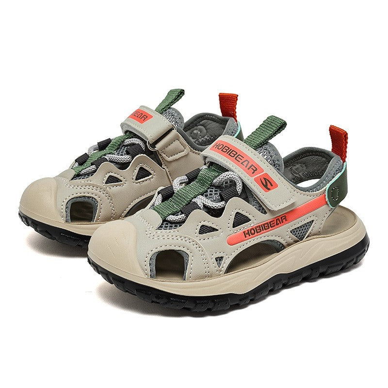 Summer Children's Sandals Beach Solid Color