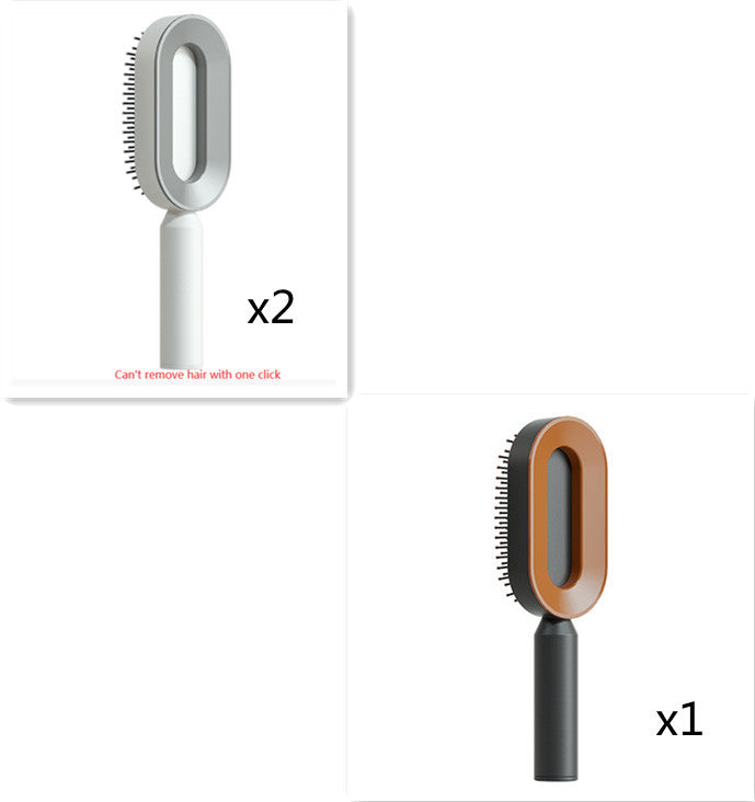 Self Cleaning Hair Brush One-key Airbag Massage
