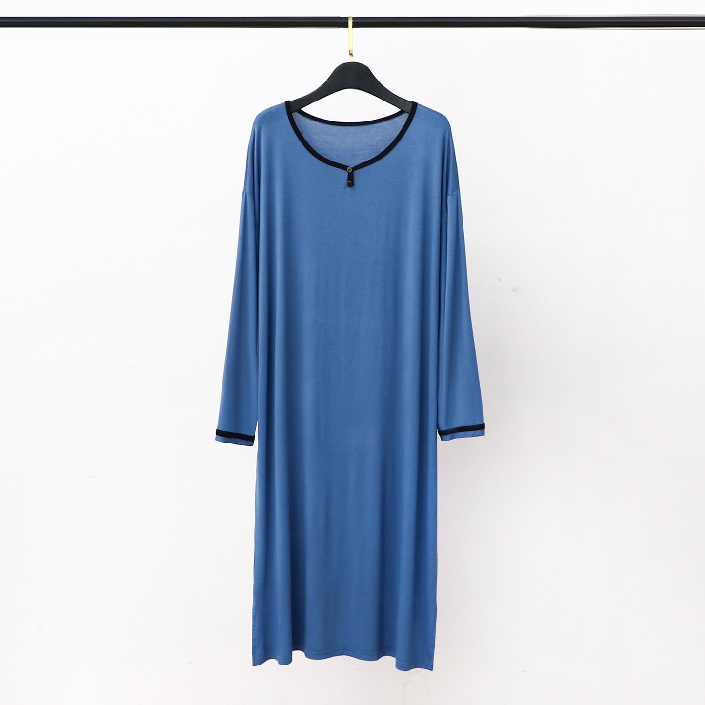 Long Soft Draping Bathrobe Men's Pajamas