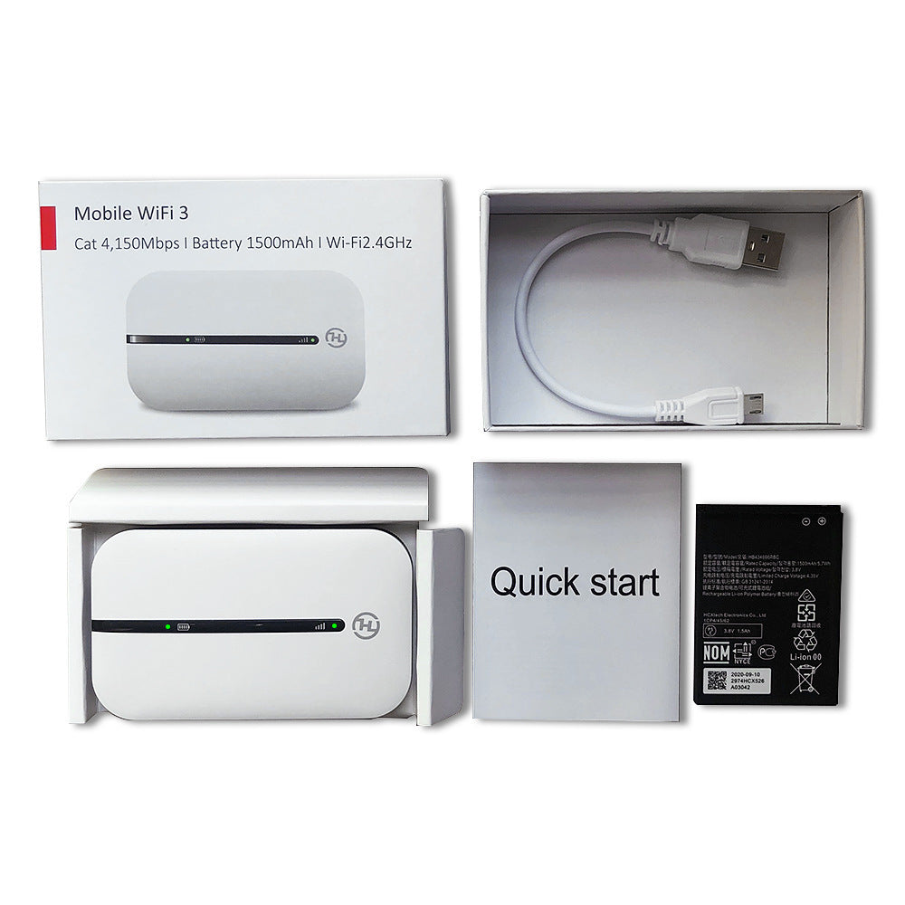 4G Wi-Fi Router with Lithium Battery