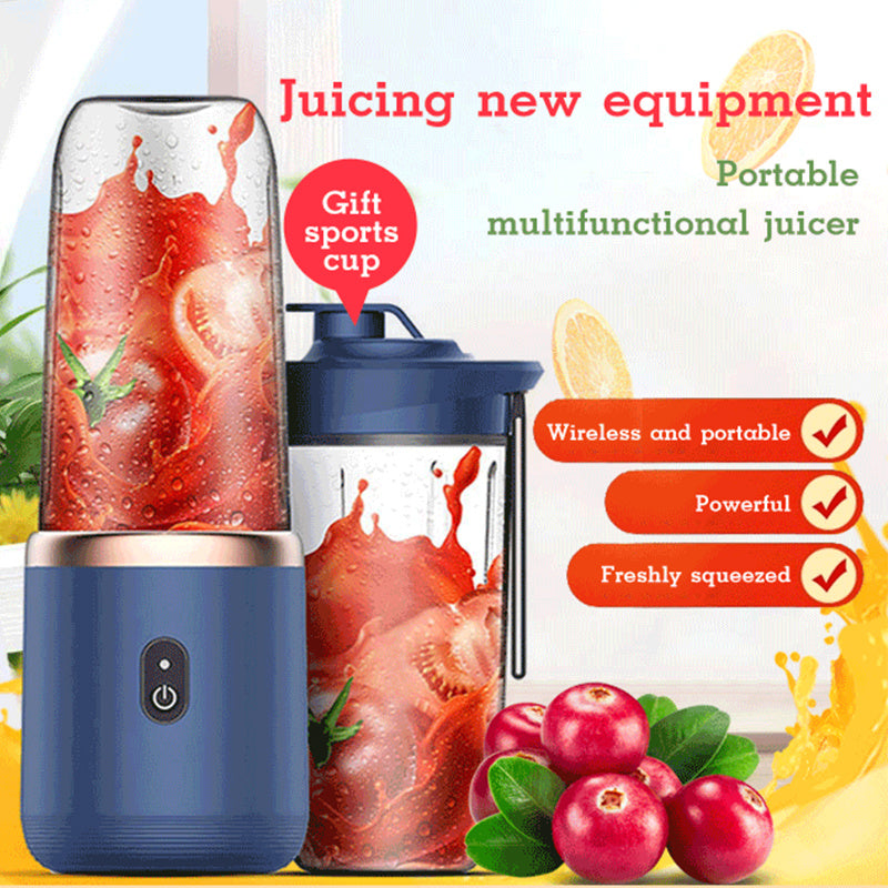 6-Blade Portable USB Blender