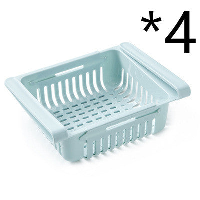 Stretchable Multifunction Refrigerator Storage Basket