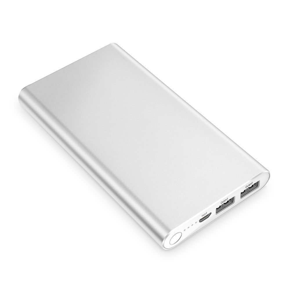 12000mAh Ultra-Thin Aluminum Alloy Power Bank