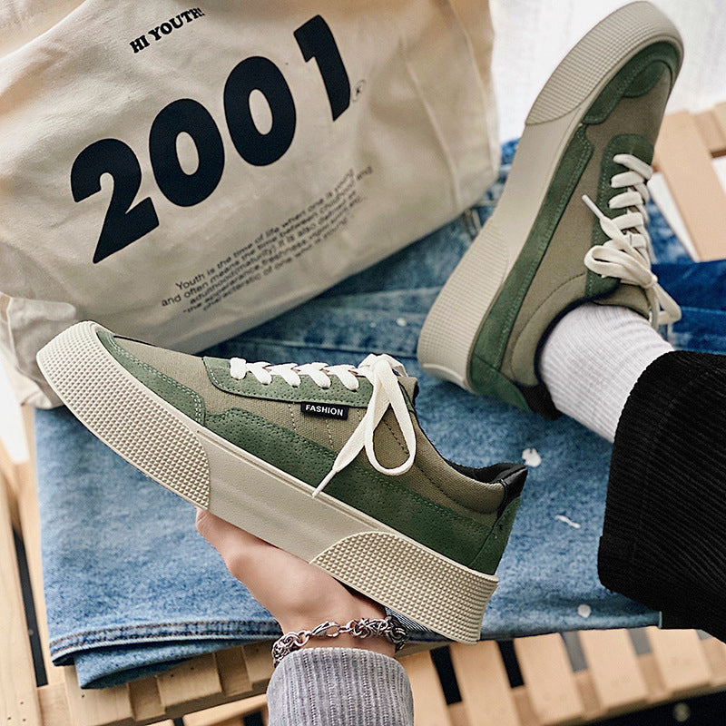 Low-top Platform Student Sneakers: Casual and Breathable