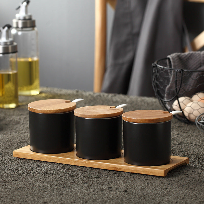 Seasoning Jar Bottle Set Household Salt MSG Box